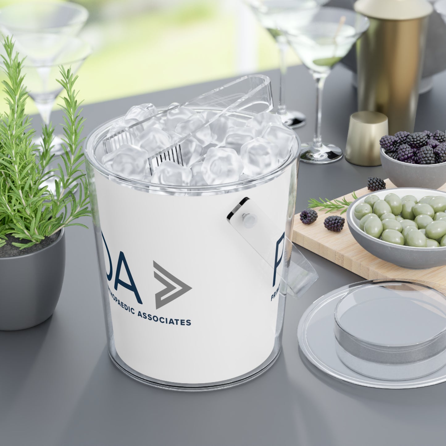 Home - POA Ice Bucket with Tongs