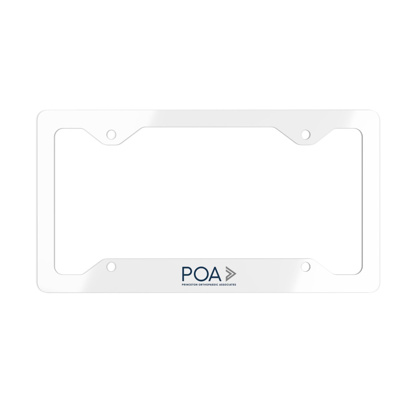 Car - POA Metal License Plate Frame