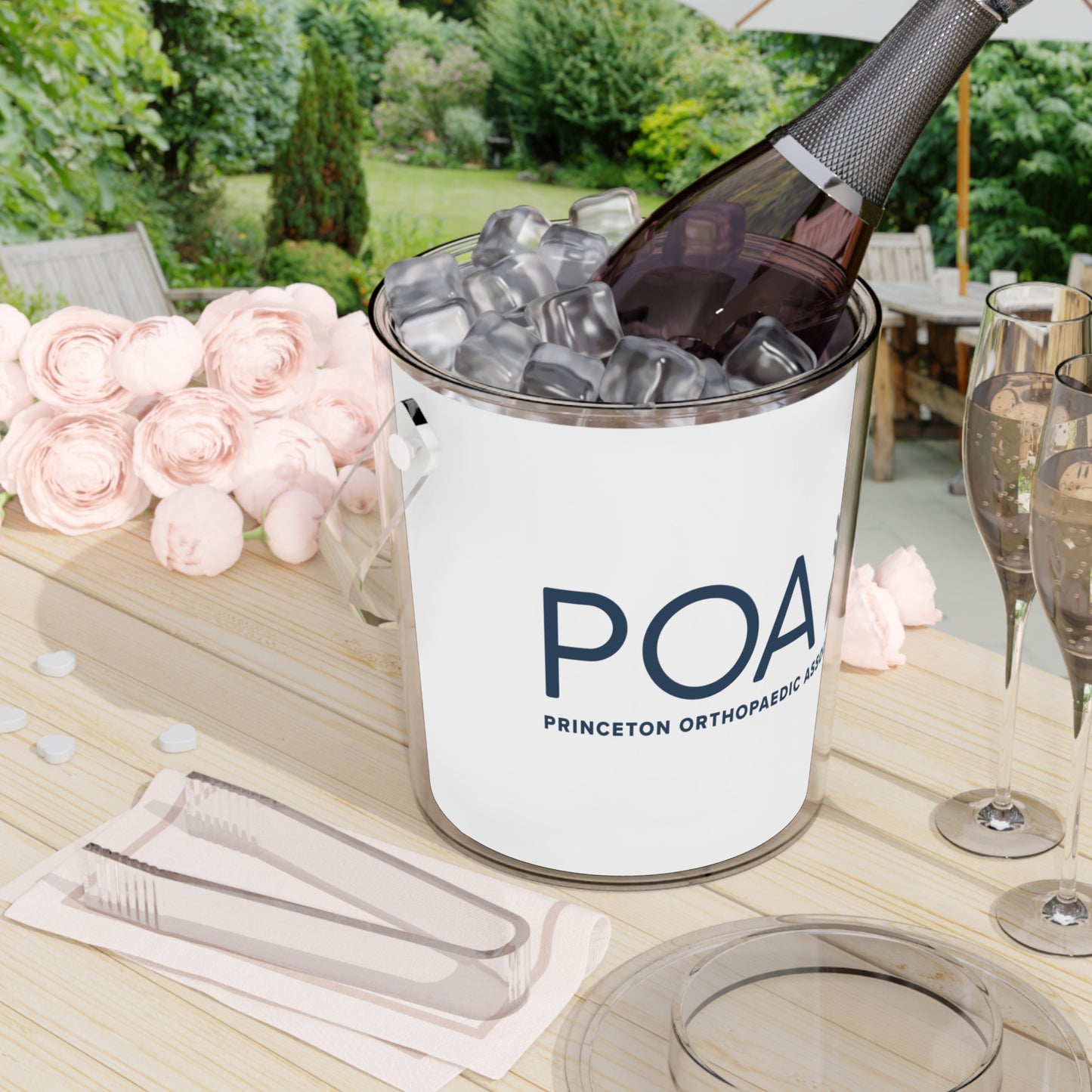 Home - POA Ice Bucket with Tongs